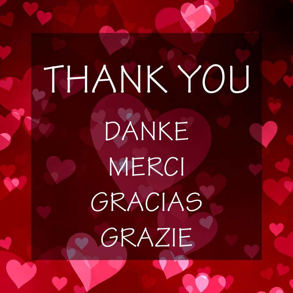 Bild 1 von SONG: THANK YOU -  DANKE - MERCIE - GRACIAS - GRAZIE